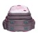School backpack 40x33x15cm, ergonomic back, Across 410, gray/pink
