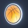 Sconces "Basketball ball" LED 36W white D.30 cm