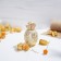 Toothpick stand, 8 × 12 cm, gold metal color