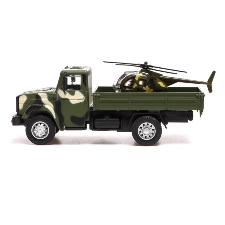 Metal truck "ZIL Army", inertia, 1:43-5