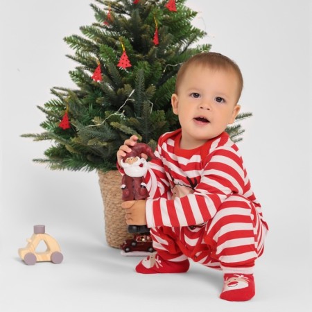 Combineson crumb I am "Olenenok", height 80-86 cm, red/white color-2