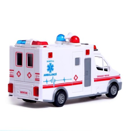 Ambulance machine, light and sound effects, works from batteries-2