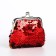 Wallet on the farmar, red/gold color