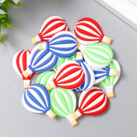 Decor for creativity rubber "Air ball" set 15 pcs mix 3.5x2.5 cm-1
