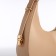 Bag Women's Baget with a zipper, beige color