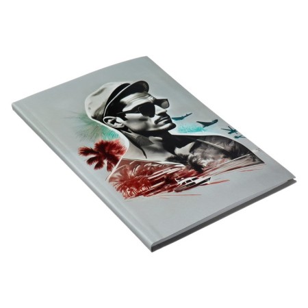 College and integrated college, A5, 64 sheets, stylish guy, cage block, matte lamination, selective varnish-1