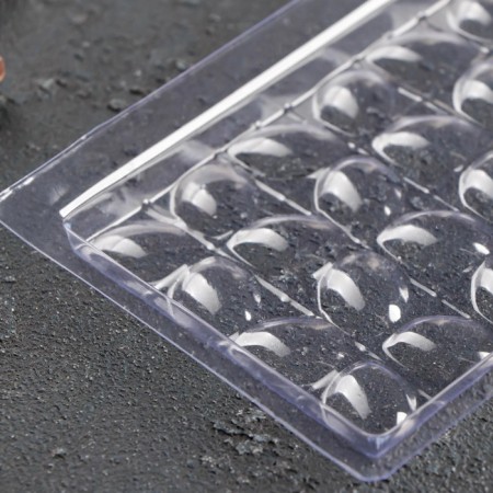 Form for chocolate and sweets "Rombs", 18 × 8 cm, transparent color-2