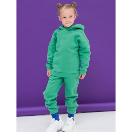 Baby trousers, height 110 cm, green color-2