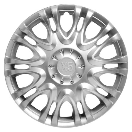 Wheel caps 16 "AIRLINE AWCC-16-11" X5 "Front for Gazelle, silver, set 2 pcs.-1
