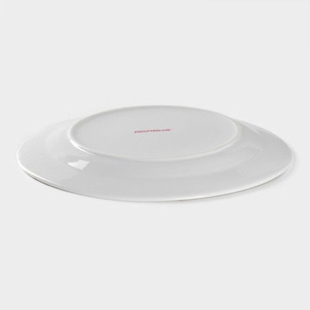 Plate ceramic pies of the “poppy”, d = 17.5 cm, white color-2