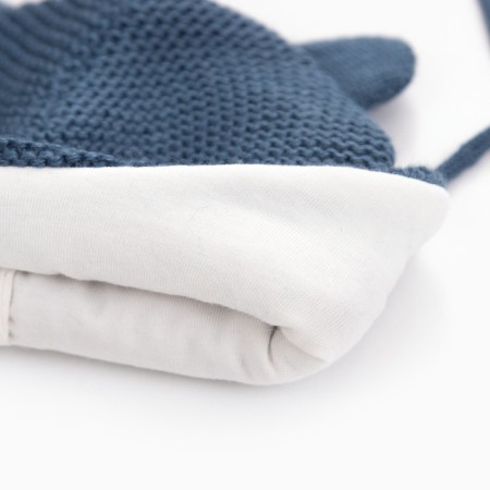 Baby hat, blue color, size 44-46-1