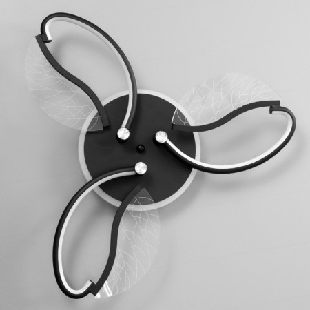 Astrid chandelier 3XLED 66W 3000-6000K RGB black 60x60x8cm-11