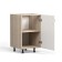 Cabinet floor Angelica 500x510x820 dairy oak/ash