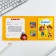 Gift set for graduation: notebook A6, 32 liters and magnetic bookmarks 2 pcs "Graduate"