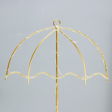 Night -bend "Umbrella" LED from batteries 3haa gold 10x22.5x31.5 cm Risalux-5