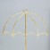 Night -bend "Umbrella" LED from batteries 3haa gold 10x22.5x31.5 cm Risalux