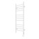 Room electrician Laris lavender Chc, 300x900 mm, 12 crossbars, right, white