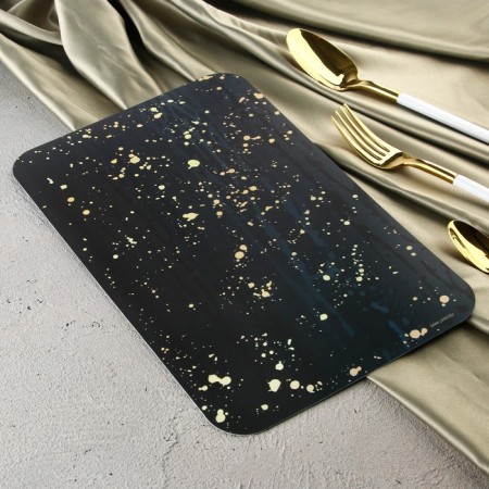 Board Plastic Black SplaShes, 30x20 cm-2