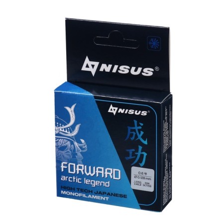 Леска Nisus FORWARD ARCTIC LEGEND, диаметр 0.128 мм, тест 1.57 кг, 50 м, Nylon Transparent-1