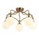 Suspended chandelier Ambrella Light, Traditional, TR3212, 5HE27, Color Gold