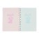 Notebook Gift Book on the comb 80l, line, color block, PVC Cat cover 3D (17.6x13.5cm) 105