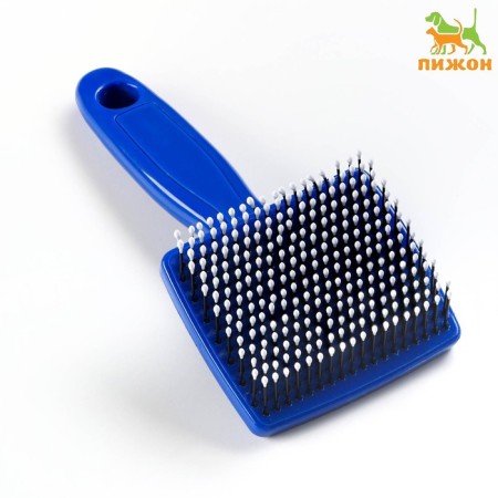 Pucoding plastic soft with rounded teeth, small, 6 x 13.5 cm, blue