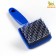 Pucoding plastic soft with rounded teeth, small, 6 x 13.5 cm, blue