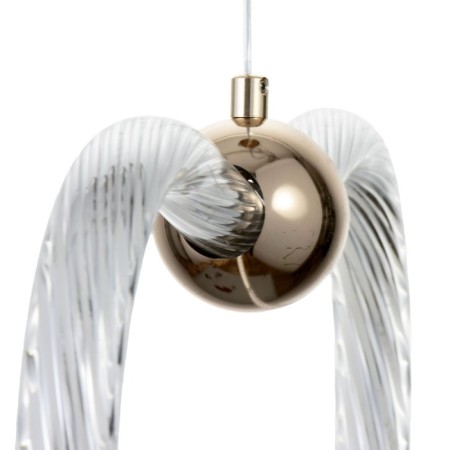 Lamp Bayerlux "Heart" LED 36W gold 46x6x35-120 cm-4