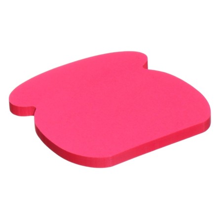 Block with a sticky edge paper 70x70mm, Erichkrause "Phone Neon", 50 sheets, pink-2