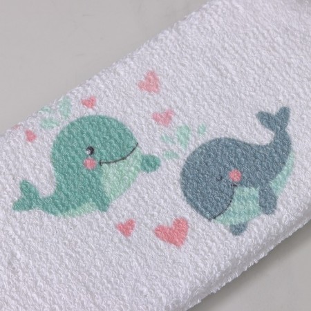 Body washcloth cotton share "Friends", 10.5 × 25 cm-2