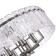 Luster 40W, 6HE14, 22x50 cm, Nickel