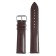 Solomon watch strap, 20 mm, genuine leather, L-20 cm, brown