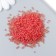 Beads "Astra" 11/0, 20 g (311 t. Pink/transparent with a color center)