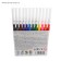 Fleeters 12 colors Erichkrause Easy Washable, 1-2 mm, euro suspension, ultrayar colors