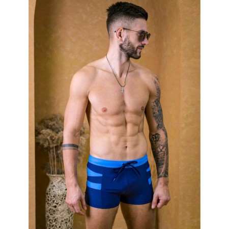 Male bathing panties Alohamare, size 50, dark blue color, blue-1