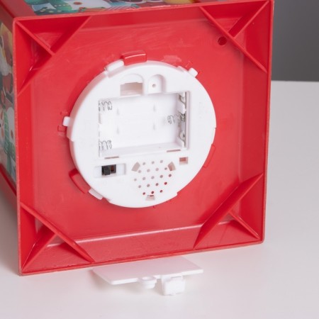 Lamp "Santa Claus and Snowman" 3haa Red 14x14x30.5cm-5