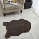 Plush mat Sofi de Marko, size 80x120 cm, chocolate color