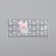 Pearls self -adhesive "Assorted", with holography, 125 pcs on a sheet