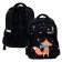 School backpack Bruno VisConti "Magic Fox", 40 x 30 x 19 cm, ergonomic back, pencil case as a gift