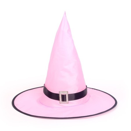 Carnival hat "Sorceress" with diodes, pink-3
