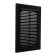 Ventilation grate "Vento" 1825VR, 180x250 mm, with a grid, detachable, black