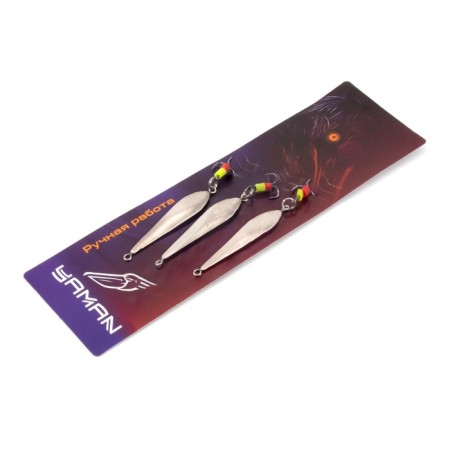 Vertical spinning "Yaman" perfect with the tee, size 40 mm, 4.5 g, color nickel-4