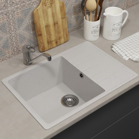 Kitchen car is a stone from the Uperwood Econ UPD-506, 001, rectangular, color 001 White matte