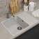 Kitchen car is a stone from the Uperwood Econ UPD-506, 001, rectangular, color 001 White matte
