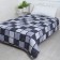 The bedspread of 200x210cm, dark gray, calico 120g/m, HL 100%