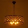 Chandelier 91298/5 E14 40W Black 50x50x76 cm