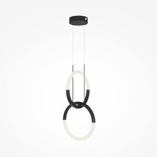 Suspension lamp Maytoni Mod165PL-L18B3K, 2XLED, 18W, 34x34x120 cm, 1200lm, Black color black