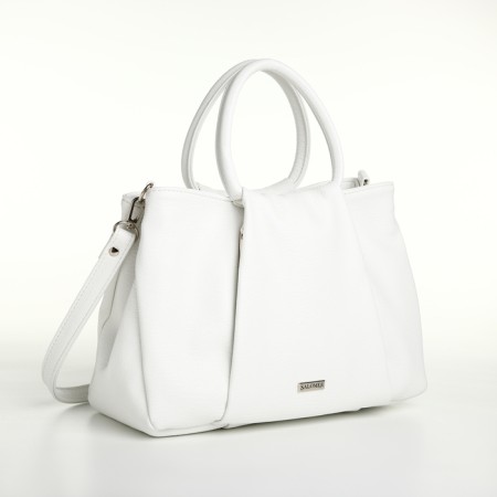 Women's bag with lightning, white color-2