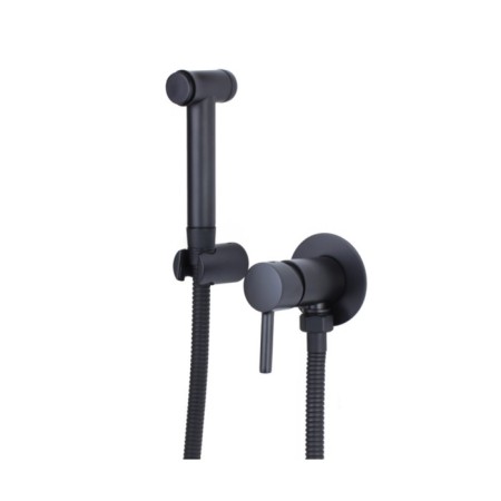 Bronze de Luxe Scandi 14512B Bida mixer, built -in, with a hygienic shower, black 10038