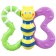 The “butterfly” rattle with elastic elements, in a bag, crumb I